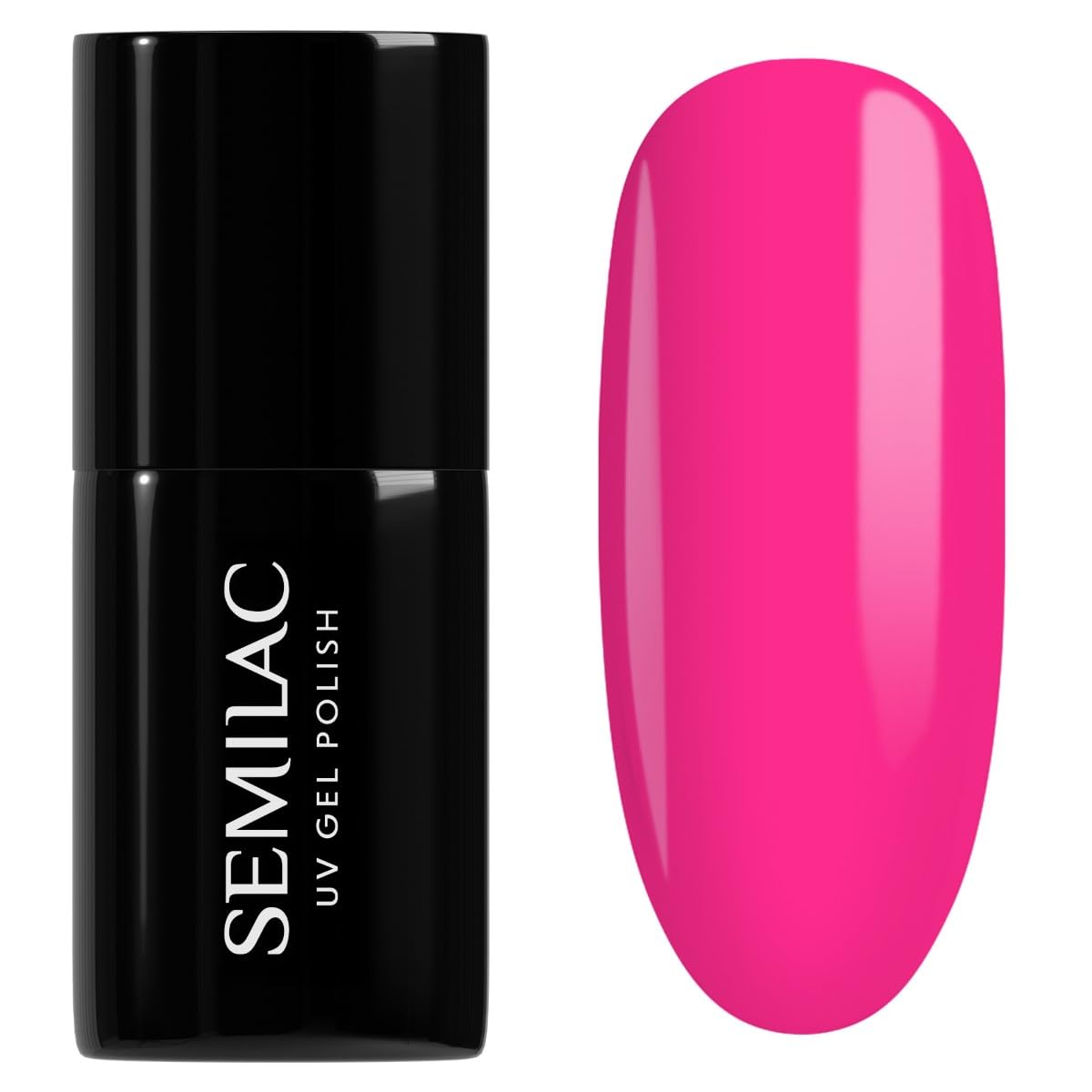 SEMILAC Gel Nail Polish 170 Pink Wink - Full Coverage Gel Polish - Soak Off Easy To Use LED/UV Nail Lamp - Long Lasting Manicure and Pedicure up to 3 weeks