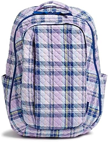 Vera bradley lighten Up Colorblock large nylon backpack multi violet EUC‎ Large Vera Bradley African Violet Pattern Campus Backpack | eBay main image 2