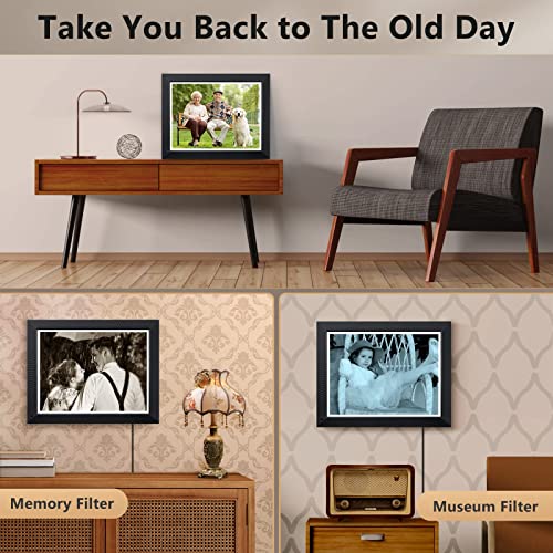 Digital Picture Frame, Benibela 16.2 Inch 32GB Dual WiFi Smart Photo Frame with 1258 * 930 IPS Touch Screen, Motion Sensor, Remote, Display for Sharing Photo Video via App Email USB