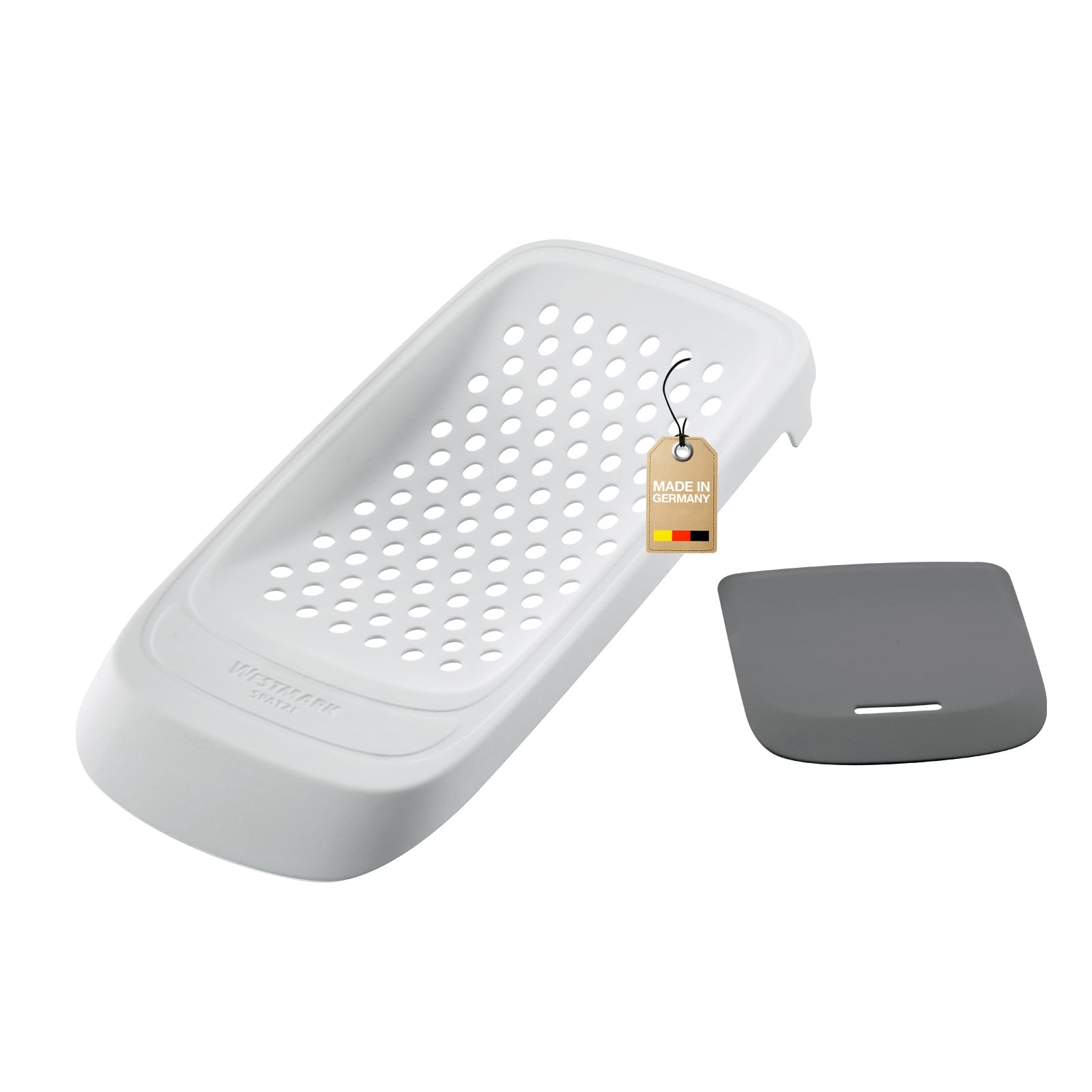 Westmark Spaetzle Grater with Flexible Scraper, plastic, white/grey, 61132270