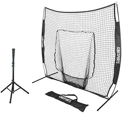 hitting net with tee