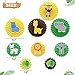 Safari Jungle animal Party Decoration Wild Themed Hanging Paper Fans Rosettes Lanterns Tissue Honeycomb Ball Circle Dot Garland for Zoo Animals Baby Shower Wild One Cake Smash Jungle Birthday Party Supplies Backdrop Decor
