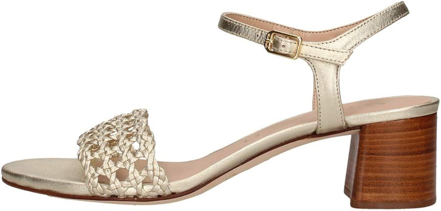 unisa gold sandals