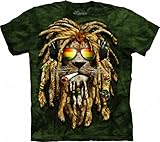 The Mountain, Smokin' Jahman T-shirt Adult, Green, SIZE: Medium
