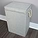 Primary Designs Large Laundry Hamper - Collapsible Clothes Hamper with Magnetic Lid & Rope Handles for Bathroom, Nursery and Closet 16