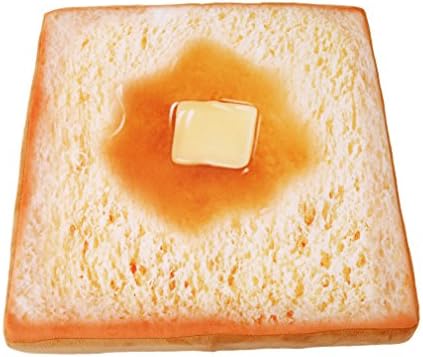 Iumer Pet Cat Bed Mattress Soft Cartoon Bread Toast Cushion Mat Soft Cat Small Dog Bed