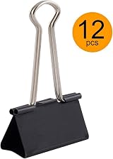 D.RECT 51 mm Binder Clips Pack of 12 Extra Large Bulldog Clips view 6