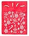 Iconikal Large Santa Claus Gift Present Sack, Red, 35 Inch x 44 Inch, 2-Pack