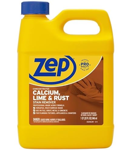 Amazon.com: Zep Concentrated Calcium, Lime and Rust Remover - 32