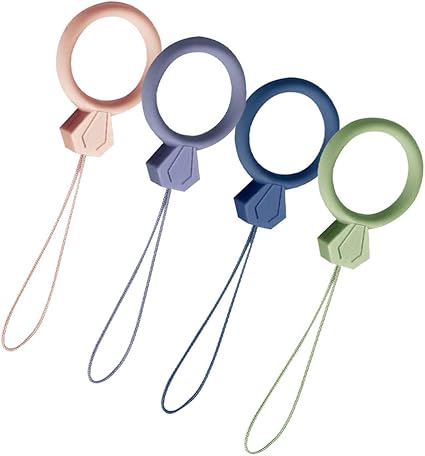 Amazon Witwo スマホ ストラップ リング ソフト シリコン材質製 耐久性 フィンガーストラップ スマホ 落下防止 携帯ストラップ 4本セット ストラップ マスコット 通販