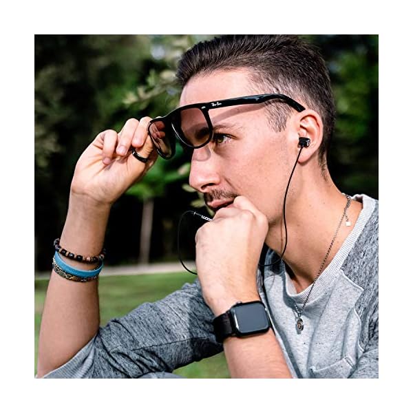 LUDOS ULTRA Auricolari In-Ear Cuffie, Cuffiette con Microfono, Massimo  Comfort, Memory Foam, Cavo Resistente, Bassi, Controllo del volume Earphone  per iPhone, Samsung, Huawei, Computer, Portatile, PC - Cuffie Hi-Fi