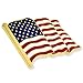 PinMart American Flag Lapel Pin – Made in the USA - Patriotic Waving United States Gold Plated Enamel Pins for Coats, Suit Jackets and Lanyards - 1 Piece