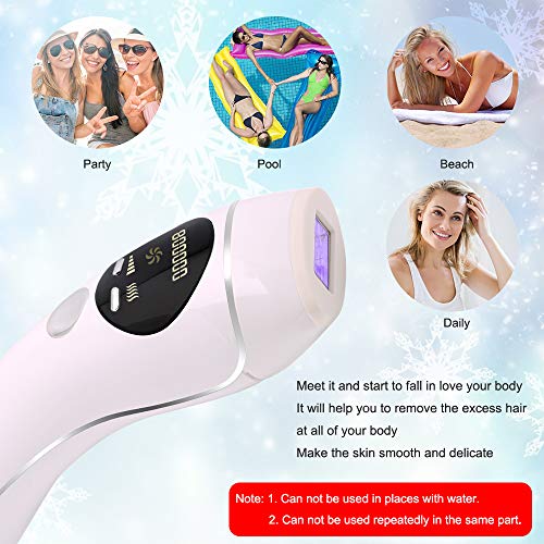 Skin Optics IPL Hair Removal Device for Women & Men Permanent Painless 800,000 Flashes Use for Body Facial Hair Treatment Wholebody Home Use