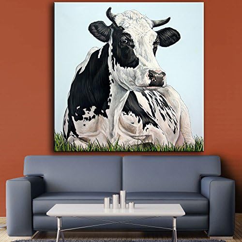 Large Size Printing Oil Painting Wall Painting Cow In The Field Wall Art Picture For Living Room Painting