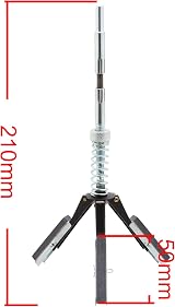 SKYPLANET 32-90mm Engine Cylinder Hone Tool Adjustable 2" 3 Jaw Grinding Stone view 6