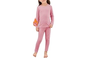 AMERICAN TRENDS Thermal Underwear for Kids Toddler Winter Base Layer Long Johns Sets for Girls Boys