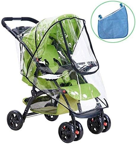 Universal Baby Cochecito de lluvia y Buggy Bolsa de almacenamiento, HULISEN Impermeable Parasol cochecito de viento de protección contra el polvo de escudo y organizador para cochecitos: Amazon.es: Bebé