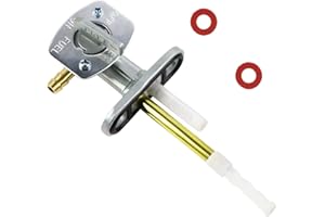 Wai Danie Fuel Valve Petcock Shut Off Tank Switch Compatible with Kawasaki Yamaha Blaster 200 YFS200 TTR250 230 125 225 YFZ350 PW80 XT600 XT350 YFM 250 350 600 660 ATV Quad Go Kart Pit Bike Moped