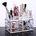 Unique Home Acrylic Jewelry and Cosmetic Storage Makeup Organizer, 4 Drawer Set