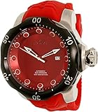 Invicta Men's Venom Red Silicone Band Steel Case Automatic Analog Watch 19302