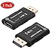 SIENOC 2 Packs Display Port DP Male to HDMI/F Connector Adaptor Pack of 2 Color Black