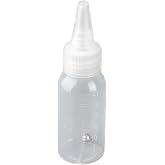 Tbest Paint Bottle,10 Pack Airbrush Paint Bottles Jars Plastic containers 1oz/30ml of Acrylic Storage Mixing with Ball jar Bottle Mixer resealable Empty Small Squirt 1inch Container Squeeze