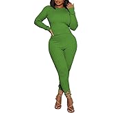 Nimsruc Sweater Two Piece Outfits For Women Knit Set