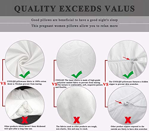 Coolqo Pregnancy Pillow Or Nursing Women Full Body Maternity
