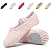 CIOR Ballet Slippers for Girls Classic Split-Sole Canvas Dance Gymnastics Yoga Shoes Flats(Toddler/Little Kid/Big Kid/Women) VTW01-2,Pink,35
