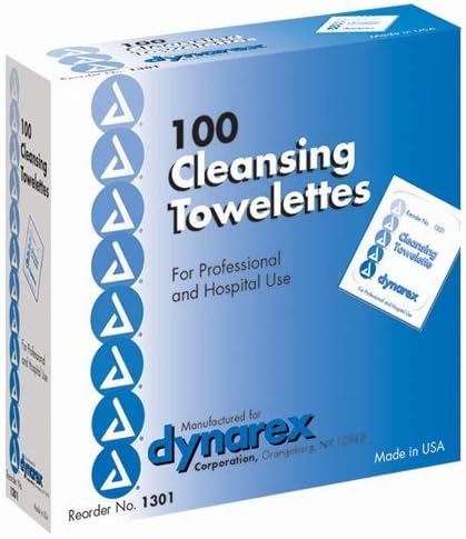 Towellette Cleansing 5 x 7 (Box of 100) by Bath Care