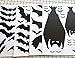 Mozamy Creative Halloween Bats Wall Decals Halloween Décor Black Bats Decals Halloween Decorations