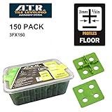 ATR Tile Leveling Alignment System 150 3mm Floors Cross Spacing Plate