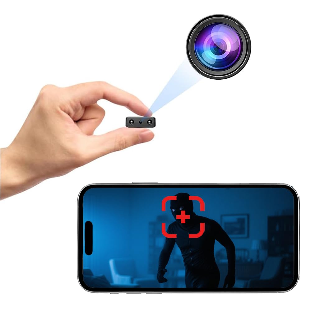 Photo 1 of ***FOR PARTS/BROKEN*** Mini Spy Camera Wireless Hidden, WiFi Home Security Cam HD1080P Small Surveillance Camera Nanny Cams,Remote Viewing,Clear Night Vision, Motion Detection