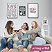 JennyGems True Friends Are Never Apart Sign - Heartfelt Friendship Gift for Long Distance Friends, Going Away Present, Wall Decor, Shelf Display, Made in USA