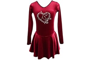 LIUHUO Girls's Ice Figure Skating Dress Practise Performance Dance Leotards for Competition