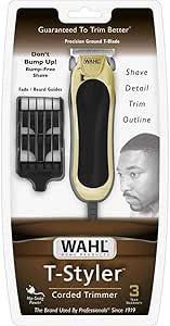 wahl t styler corded trimmer gold