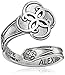 Alex and Ani Spoon Breath of Life Sterling Silver Sterling Silver Ring, Size 7-9