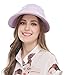 Bellady Women's Visor Hats UV Protection Summer Sun Hats Wide Brim Cap, Purple