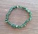 [A&S Crystals] JADE Natural Stone Gemstone Stretchy Chip Bracelet