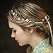 Oureamod Daisy Rustic Headbands Bridal Headpiece Rhinestone Prom Party Wedding Hair Accessories