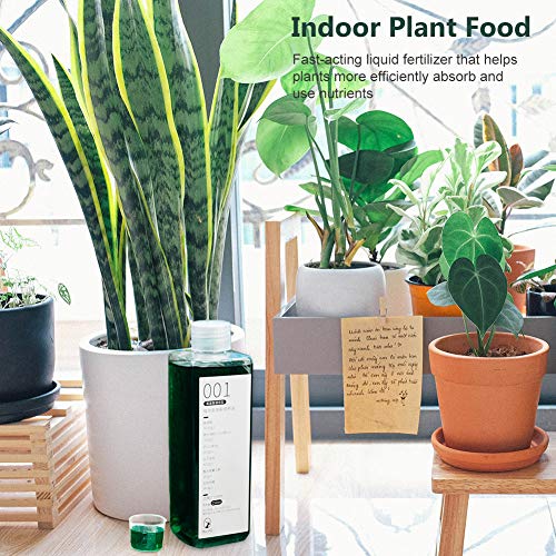 Indoor Plant Food, Plant Fertilizer, Plant Fertilizer Liquid, Indoor Plant Fertilizer, All-Purpose House Plant Fertilizer for Healthy Plants and Soil, Potted Indoor Outdoor Trees, 8.8 oz