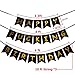 Birthday Party Supplies, Vagski Happy FING Birthday Decorations Kit for 21st 30th 40th 50th Birthday Party, Black and Gold Party Decorations VAG008A