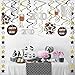 FRIDAY NIGHT Happy New Year 2023 Swirl Hanging Decorations for New Years Eve Party Celebrations Supplies (30 Pcs)
