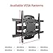 Fleximounts Full Motion Articulating TV Wall Mount A14 for Most 32-65 inch TV Flat Screen