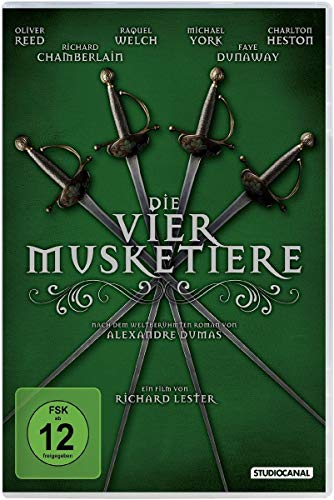 Die Vier Musketiere Amazon De Oliver Reed Raquel Welch Michael York Richard Chamberlain Frank Finlay Christopher Lee Faye Dunaway Jean Pierre Cassel Geraldine Chaplin Simon Ward Charlton Heston Roy Kinnear Alexandre Dumas Pere
