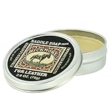 Bickmore Saddle Soap Plus - 2.8oz - Leather Cleaner & Conditioner with Lanolin - Restorer, Moisturizer, and Protector