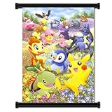 Pokemon Anime Fabric Wall Scroll Poster (16