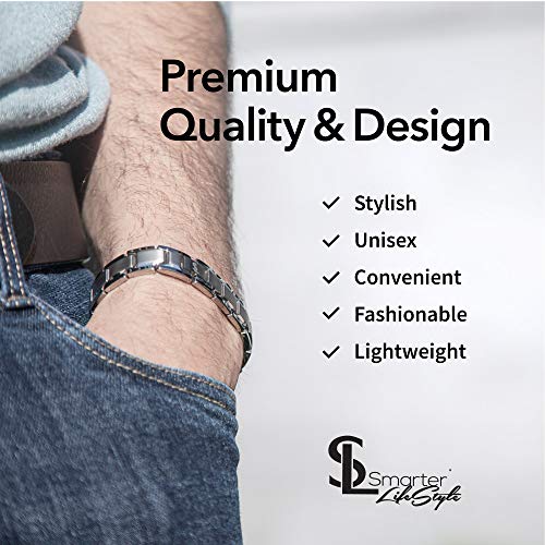 Elegant Titanium Therapy Bracelet Pain Relief for Arthritis