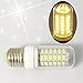 RCLITE 6-Pack 7W E26/E27 56-LED 5730 SMD LED Corn Bulb,60 Watts Replacement Incandescent Bulbs,Warm White Light 3000K,450 Lumens, Energy Saving Home Light Bulbs Lamp with Cover(No-Dimmable)