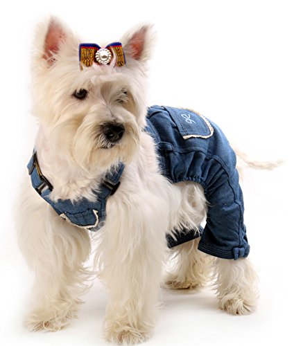 image for YOY 24PCS/12 Pairs Adorable Grosgrain Ribbon Pet Dog Hair Bows with Ru